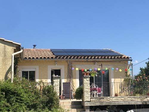 Chantier photovoltaique autoconsommation Monteils SAS HIGOU ENR