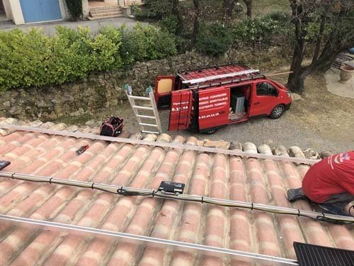 Chantier Photovoltaïque 
Installation 6kWc Anduze