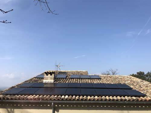 SAS HIGOU ENR Chantier Photovoltaïque 
Installation 6kWc Anduze