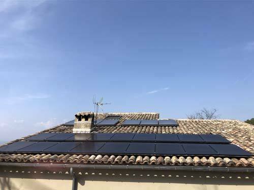 Chantier Photovoltaïque 
Installation 6kWc Anduze SAS HIGOU ENR